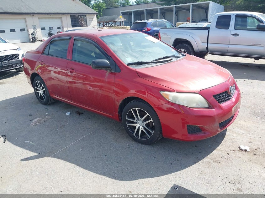 2010 Toyota Corolla VIN JTDBU4EE1A9100856 IAAI salvage auction — NORMAL WEAR, Original (New Hampshire), sold $525 on 2026-07-22 (photo 1)