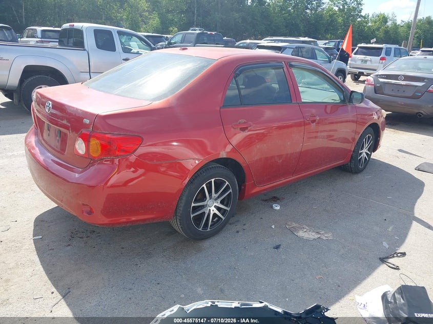 2010 Toyota Corolla VIN JTDBU4EE1A9100856 IAAI salvage auction — NORMAL WEAR, Original (New Hampshire), sold $525 on 2026-07-22 (photo 4)