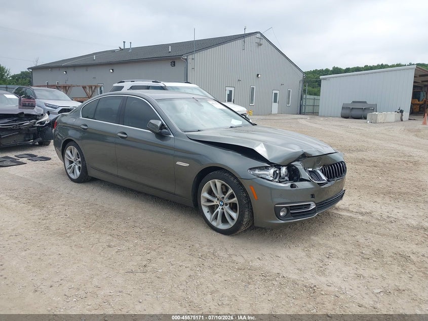 2014 BMW 5er VIN WBA5B3C5XED532636 IAAI salvage auction — FRONT END, Salvage (Ohio), sold $25 on 2026-07-29 (photo 1)
