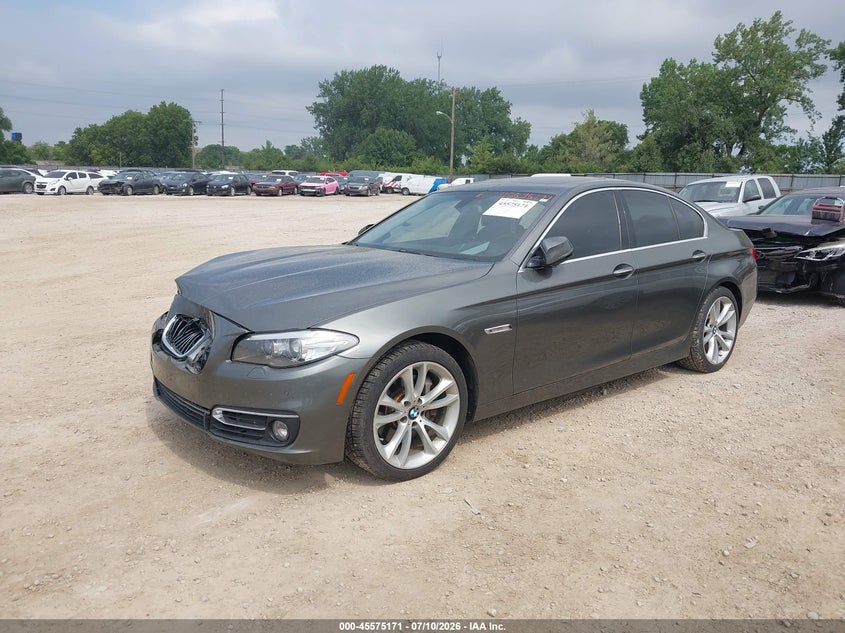 2014 BMW 5er VIN WBA5B3C5XED532636 IAAI salvage auction — FRONT END, Salvage (Ohio), sold $25 on 2026-07-29 (photo 2)