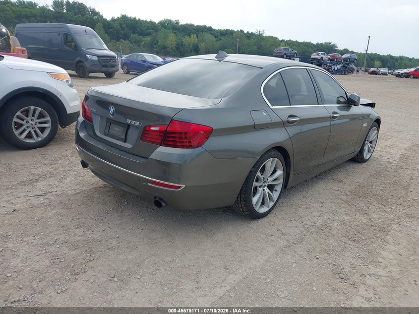 2014 BMW 5er VIN WBA5B3C5XED532636 IAAI salvage auction — FRONT END, Salvage (Ohio), sold $25 on 2026-07-29 (photo 4)