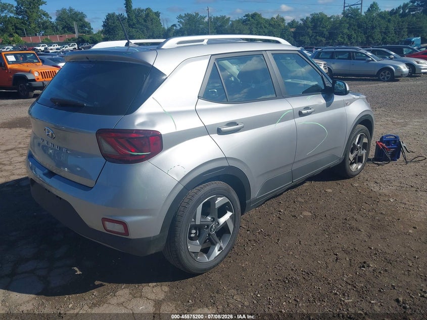 2026 Hyundai Venue VIN KMHRC8A37TU439923 IAAI salvage auction — STORM DAMAGE, Salvage (Pennsylvania), sold $2,150 on 2026-07-24 (photo 4)