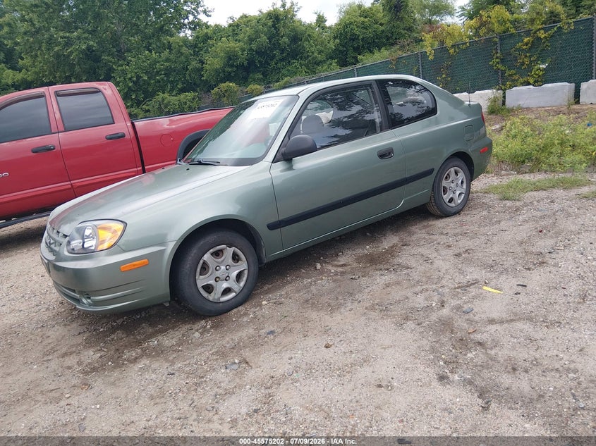 2004 Hyundai Accent VIN KMHCF35C54U299866 IAAI salvage auction — FRONT & REAR, Clear (Maryland), sold $350 on 2026-07-30 (photo 2)