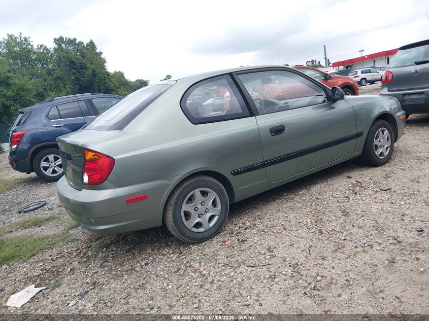 2004 Hyundai Accent VIN KMHCF35C54U299866 IAAI salvage auction — FRONT & REAR, Clear (Maryland), sold $350 on 2026-07-30 (photo 4)