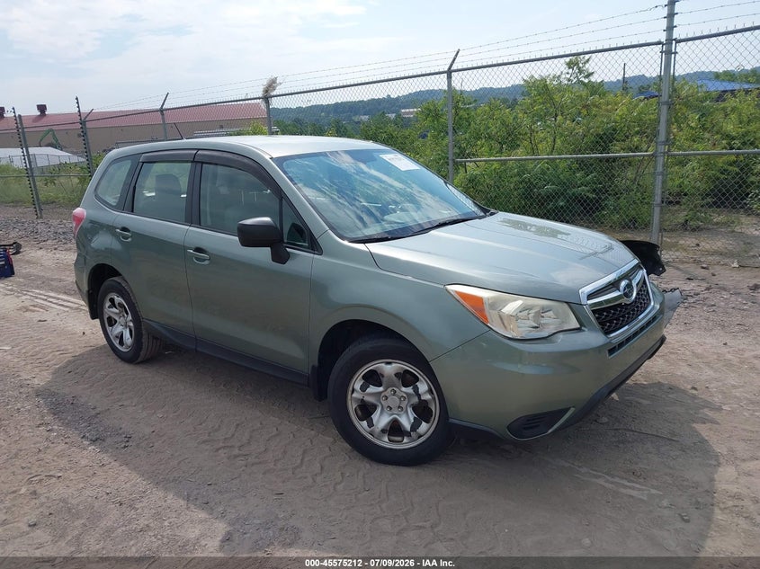 2014 Subaru Forester VIN JF2SJAAC5EH547005 IAAI salvage auction — LEFT FRONT, Salvage Title, sold $1,650 on 2026-07-24 (photo 1)