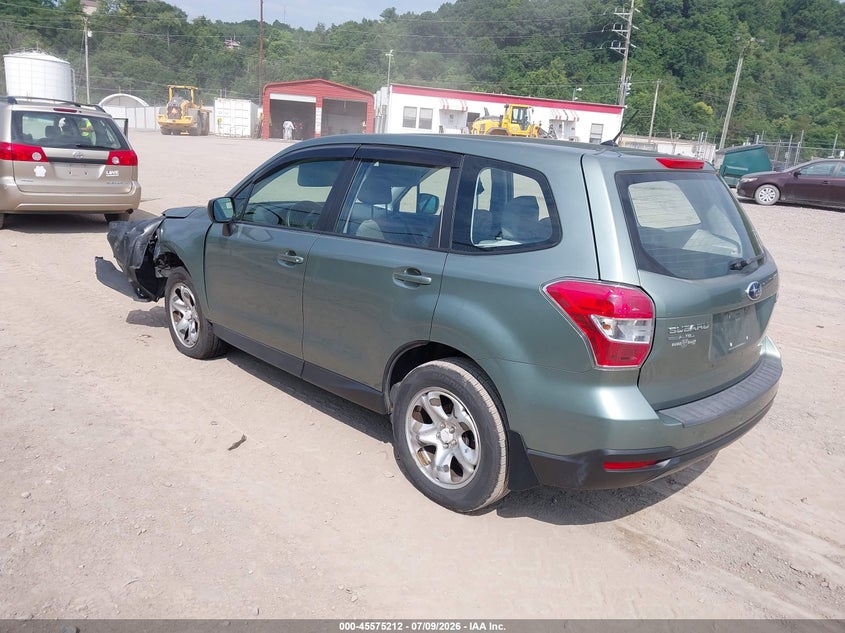 2014 Subaru Forester VIN JF2SJAAC5EH547005 IAAI salvage auction — LEFT FRONT, Salvage Title, sold $1,650 on 2026-07-24 (photo 3)