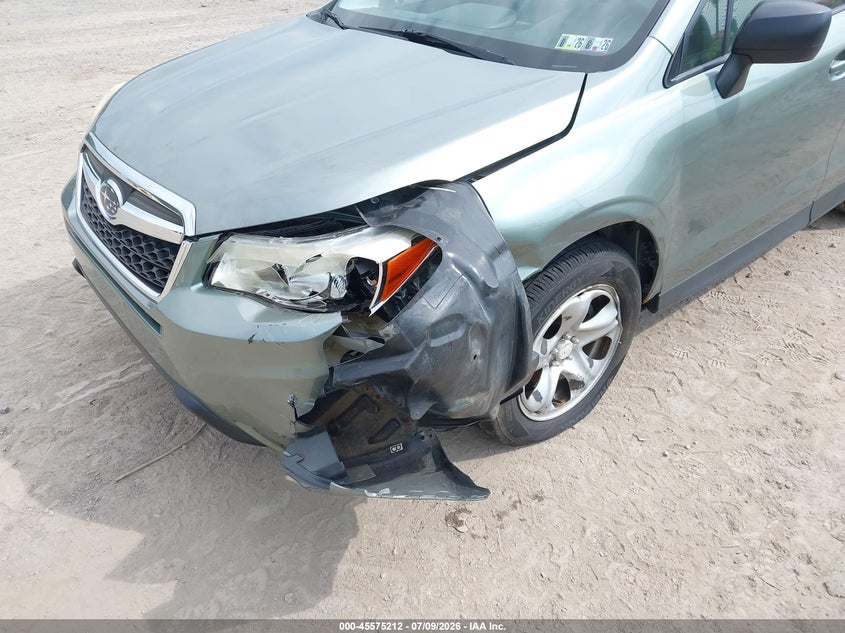2014 Subaru Forester VIN JF2SJAAC5EH547005 IAAI salvage auction — LEFT FRONT, Salvage Title, sold $1,650 on 2026-07-24 (photo 6)