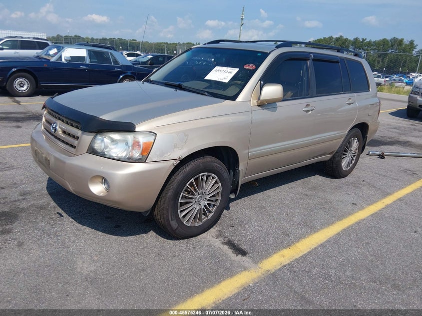2004 Toyota Highlander VIN JTEEP21A640004432 IAAI salvage auction — NORMAL WEAR, Clear (South Carolina), sold $975 on 2026-07-15 (photo 2)