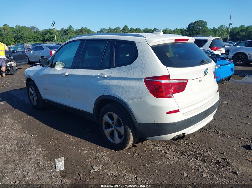 2011 BMW X3 VIN 5UXWX5C5XBL707777 IAAI salvage auction — RIGHT FRONT, Mv-907A (New York), sold $50 on 2026-07-21 (photo 3)