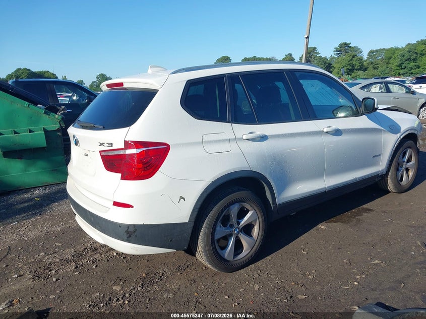 2011 BMW X3 VIN 5UXWX5C5XBL707777 IAAI salvage auction — RIGHT FRONT, Mv-907A (New York), sold $50 on 2026-07-21 (photo 4)