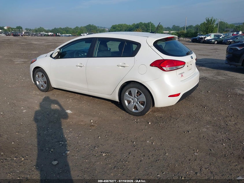 2016 Kia Forte VIN KNAFK5A88G5572756 IAAI salvage auction — FRONT END, Salvage (Pennsylvania), sold $25 on 2026-07-24 (photo 3)