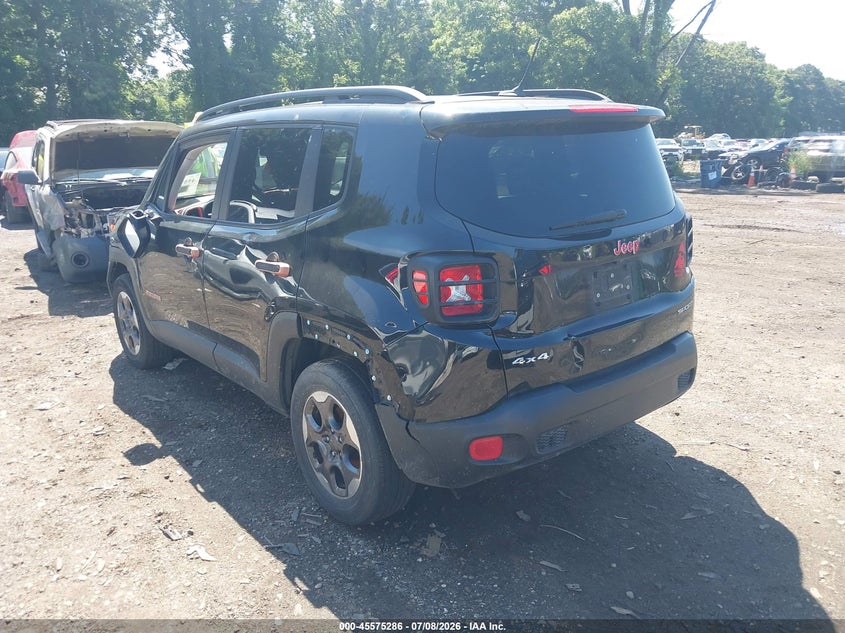 2017 Jeep Renegade VIN ZACCJBABXHPE66224 IAAI salvage auction — LEFT FRONT, Mv-907A (New York), sold $450 on 2026-08-04 (photo 3)