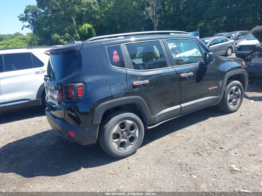 2017 Jeep Renegade VIN ZACCJBABXHPE66224 IAAI salvage auction — LEFT FRONT, Mv-907A (New York), sold $450 on 2026-08-04 (photo 4)