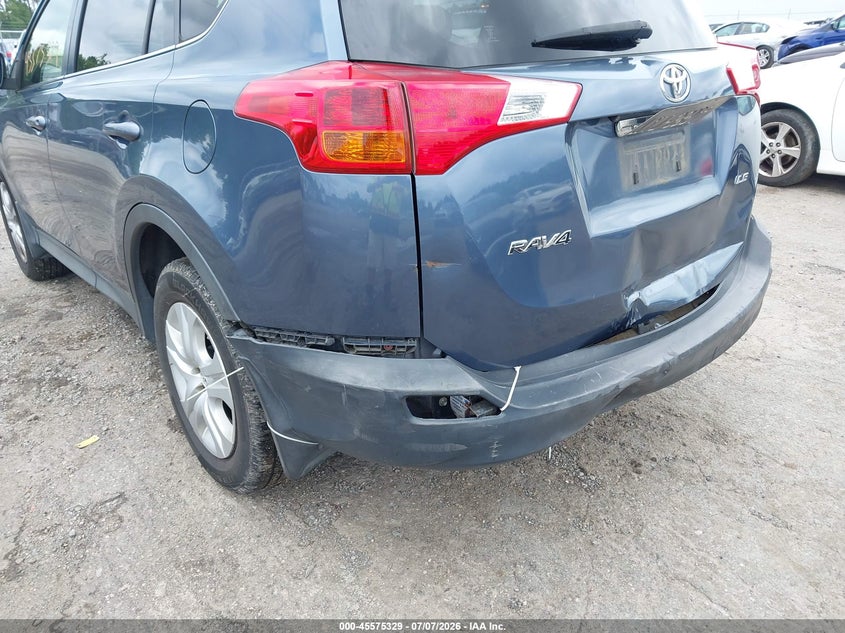 2014 Toyota Rav 4 VIN JTMZFREV3ED037512 IAAI salvage auction — REAR END, Salvage Title, sold $4,750 on 2026-07-17 (photo 6)