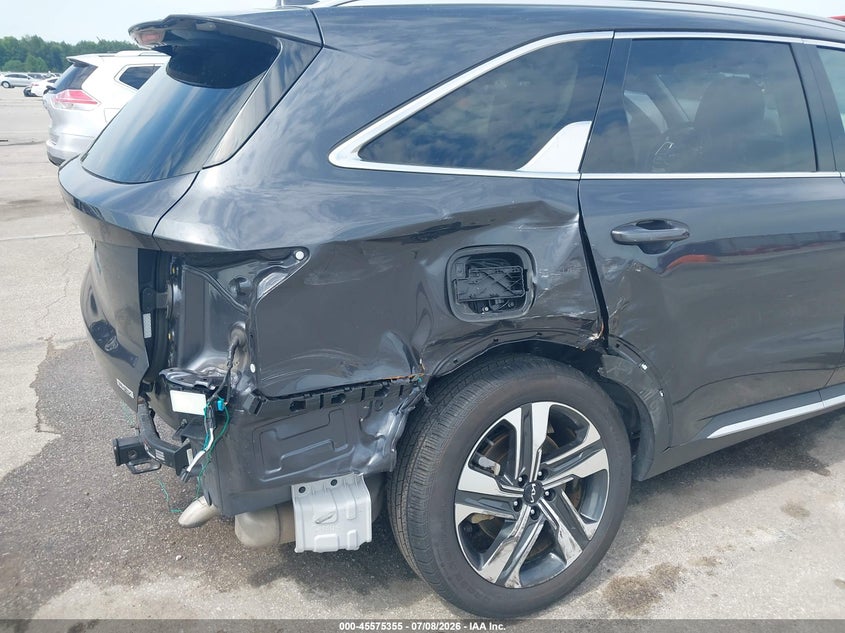 2023 Kia Sorento VIN KNDRMDLH3P5222338 IAAI salvage auction — REAR END, Salvage Title, sold $12,600 on 2026-07-31 (photo 6)