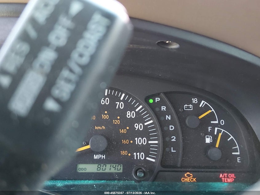 2000 Toyota Tundra VIN 5TBBT4417YS079078 IAAI salvage auction — NORMAL WEAR, Clear (Illinois), sold $1,050 on 2026-07-21 (photo 7)