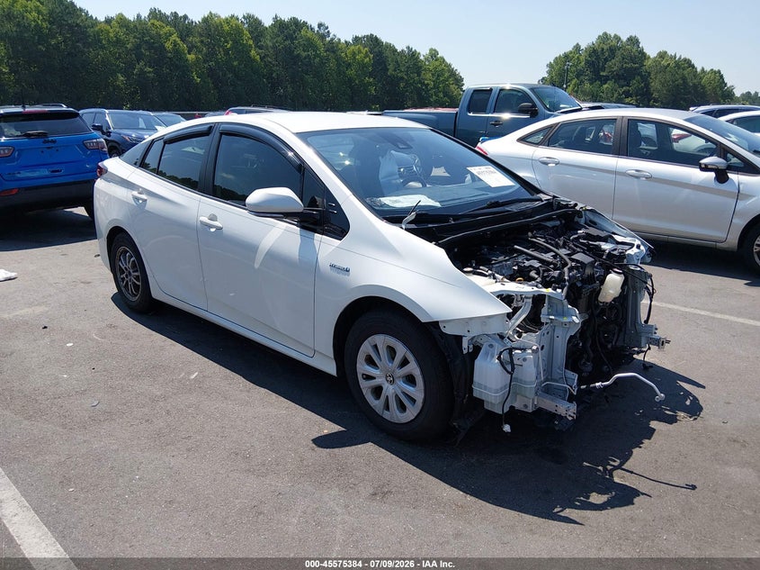 2020 Toyota Prius VIN JTDKARFU8L3104467 IAAI salvage auction — FRONT END, Salvage (North Carolina), sold $5,200 on 2026-07-29 (photo 1)