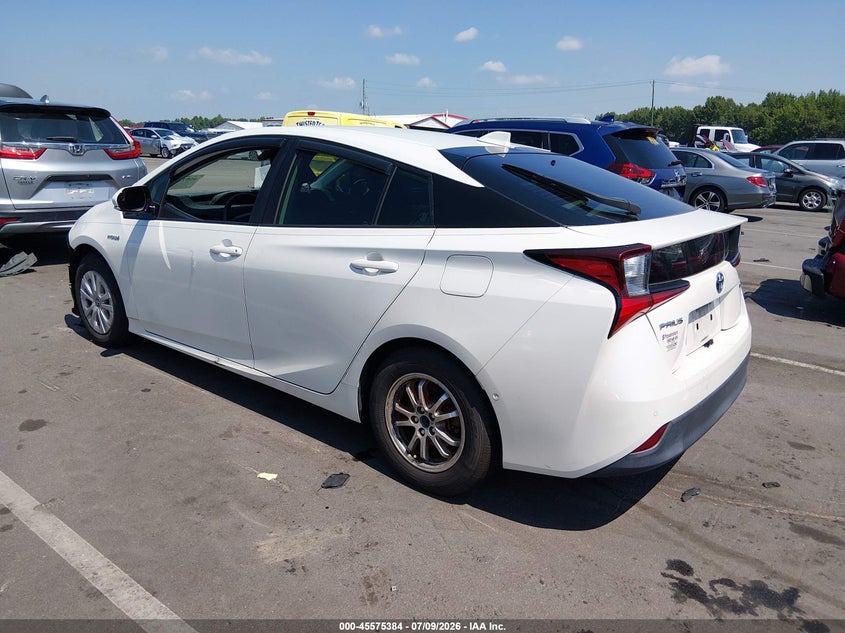 2020 Toyota Prius VIN JTDKARFU8L3104467 IAAI salvage auction — FRONT END, Salvage (North Carolina), sold $5,200 on 2026-07-29 (photo 3)