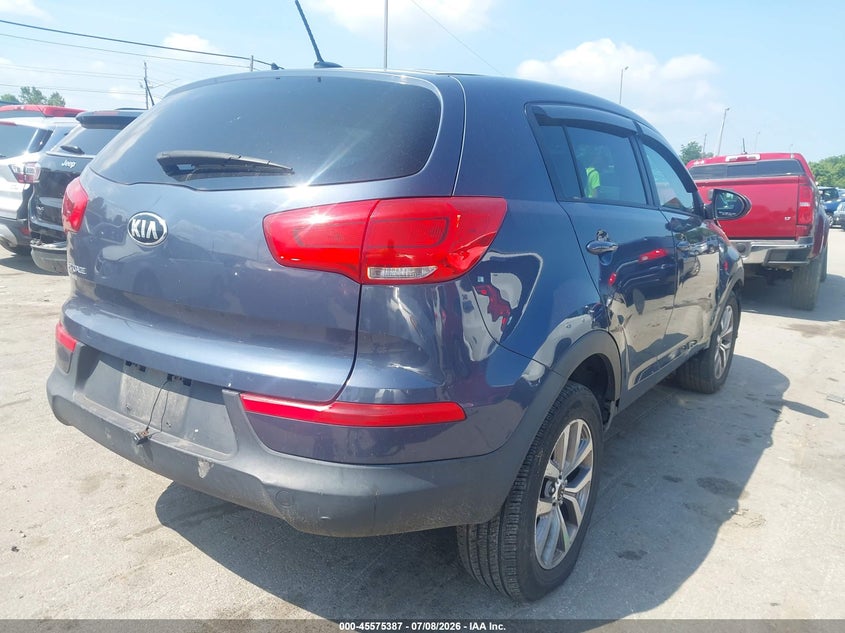 2016 Kia Sportage VIN KNDPB3AC5G7875532 IAAI salvage auction — FRONT END, Salvage (Ohio), sold $725 on 2026-07-28 (photo 4)