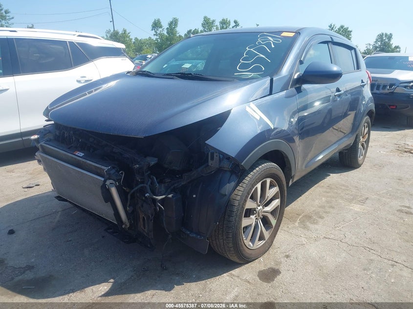 2016 Kia Sportage VIN KNDPB3AC5G7875532 IAAI salvage auction — FRONT END, Salvage (Ohio), sold $725 on 2026-07-28 (photo 6)