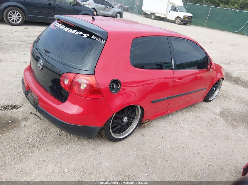 2008 Volkswagen Rabbit VIN WVWAA71K88W117666 IAAI salvage auction — FRONT END, Salvage (Kentucky), sold $200 on 2026-08-17 (photo 4)
