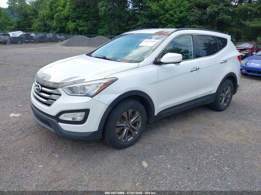 2014 Hyundai Santa fe VIN 5XYZUDLB3EG210092 IAAI salvage auction — THEFT, Salvage Title, sold $650 on 2026-07-27 (photo 2)