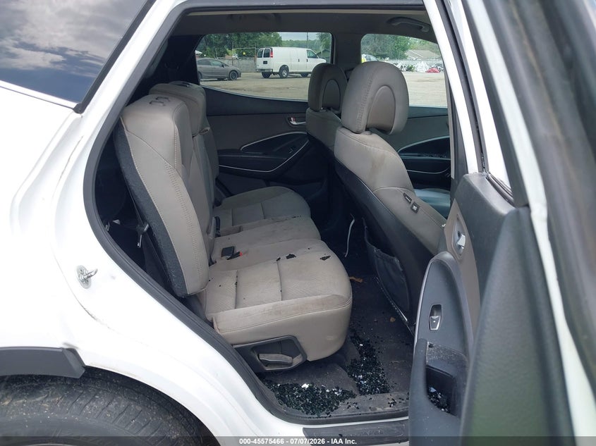 2014 Hyundai Santa fe VIN 5XYZUDLB3EG210092 IAAI salvage auction — THEFT, Salvage Title, sold $650 on 2026-07-27 (photo 8)