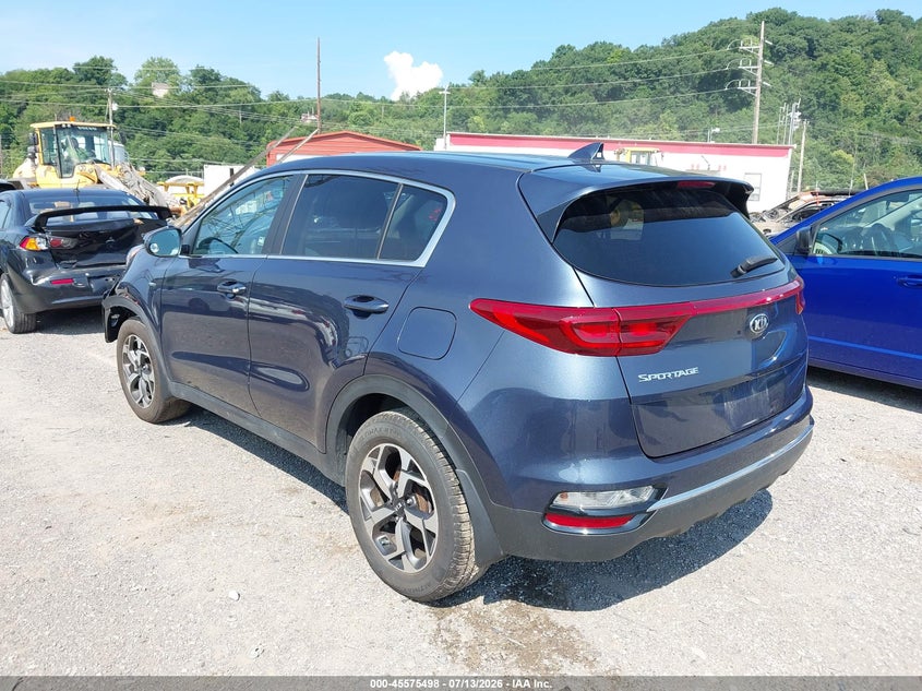 2022 Kia Sportage VIN KNDPMCAC4N7978450 IAAI salvage auction — FRONT END, Salvage (Pennsylvania), sold $2,150 on 2026-08-02 (photo 3)