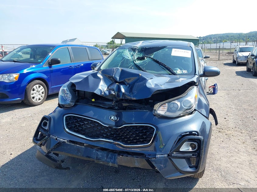 2022 Kia Sportage VIN KNDPMCAC4N7978450 IAAI salvage auction — FRONT END, Salvage (Pennsylvania), sold $2,150 on 2026-08-02 (photo 6)