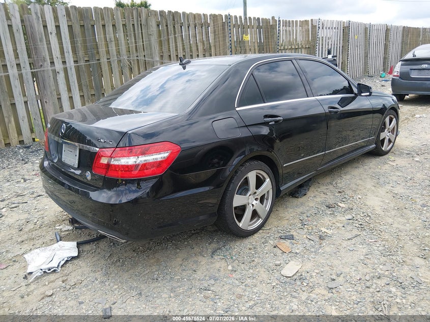 2011 Mercedes-benz E-class VIN WDDHF8HB6BA439213 IAAI salvage auction — NORMAL WEAR, Clear (Virginia), sold $550 on 2026-07-27 (photo 4)