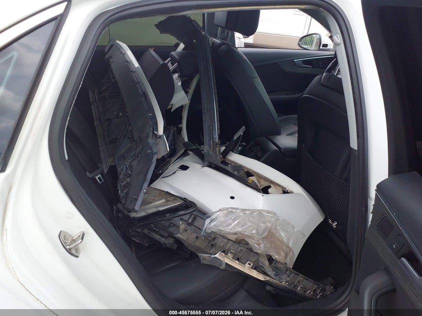 2018 Audi A4 VIN WAULMAF45JA007553 IAAI salvage auction — FRONT END, Salvage (Texas), sold $1,900 on 2026-07-28 (photo 8)