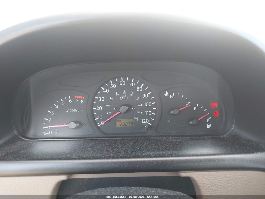 2002 Kia Rio VIN KNADC123226146435 IAAI salvage auction — NORMAL WEAR, Clear (Washington), sold $725 on 2026-07-15 (photo 7)