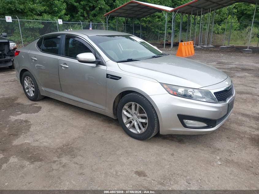 2013 Kia Optima VIN KNAGM4A76D5390503 IAAI salvage auction — SIDE, Salvage - Greater Than 75% (Maryland), sold $1,250 on 2026-08-01 (photo 1)
