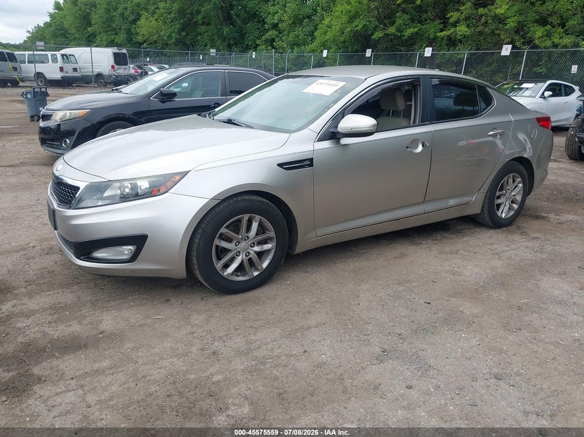 2013 Kia Optima VIN KNAGM4A76D5390503 IAAI salvage auction — SIDE, Salvage - Greater Than 75% (Maryland), sold $1,250 on 2026-08-01 (photo 2)