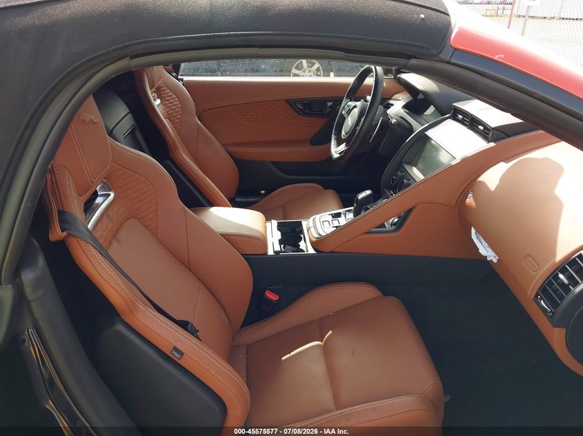 2023 Jaguar F-type VIN SAJDD5EE7PCK82994 IAAI salvage auction — FRONT & REAR, Salvage Title, sold $26,300 on 2026-08-17 (photo 8)