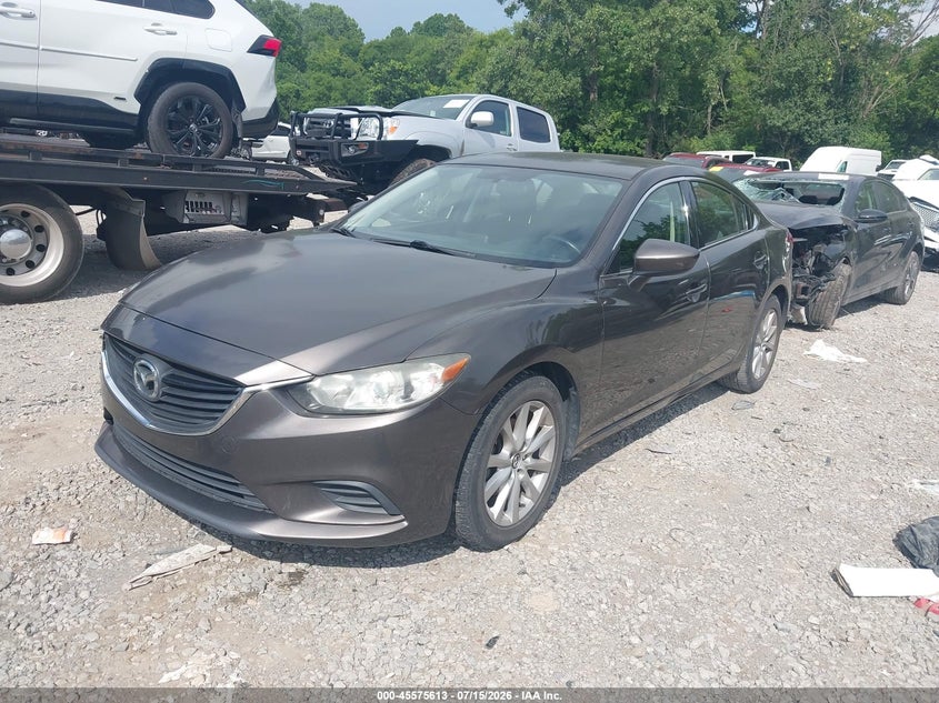 2016 Mazda 6 VIN JM1GJ1U55G1434703 IAAI salvage auction — RIGHT FRONT, Salvage (Tennessee), sold $125 on 2026-07-30 (photo 2)