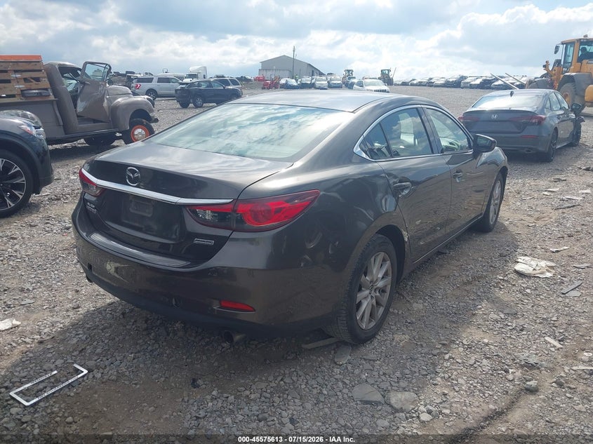 2016 Mazda 6 VIN JM1GJ1U55G1434703 IAAI salvage auction — RIGHT FRONT, Salvage (Tennessee), sold $125 on 2026-07-30 (photo 4)