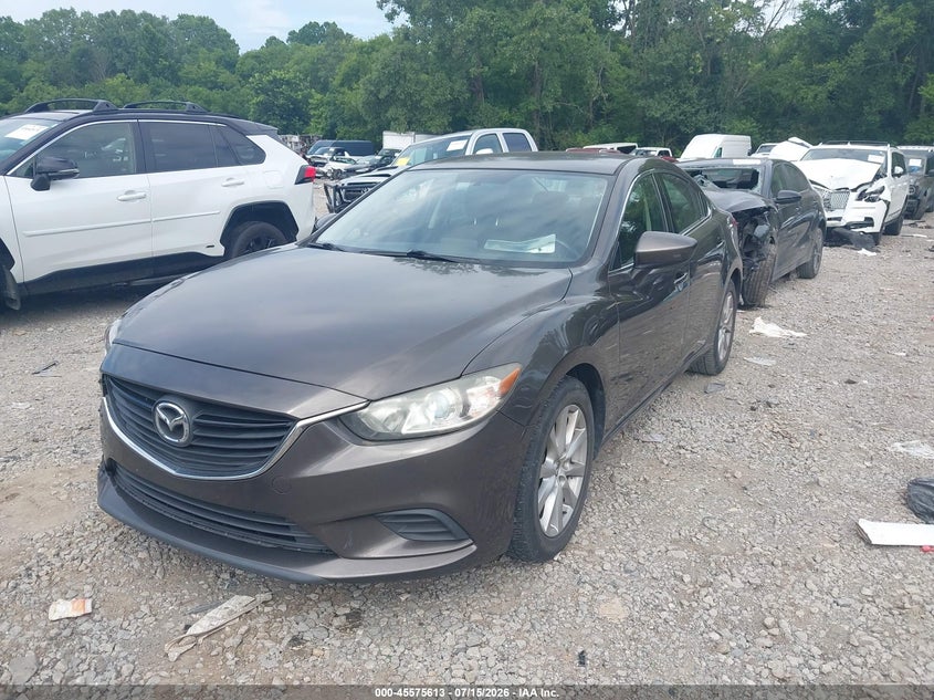 2016 Mazda 6 VIN JM1GJ1U55G1434703 IAAI salvage auction — RIGHT FRONT, Salvage (Tennessee), sold $125 on 2026-07-30 (photo 6)