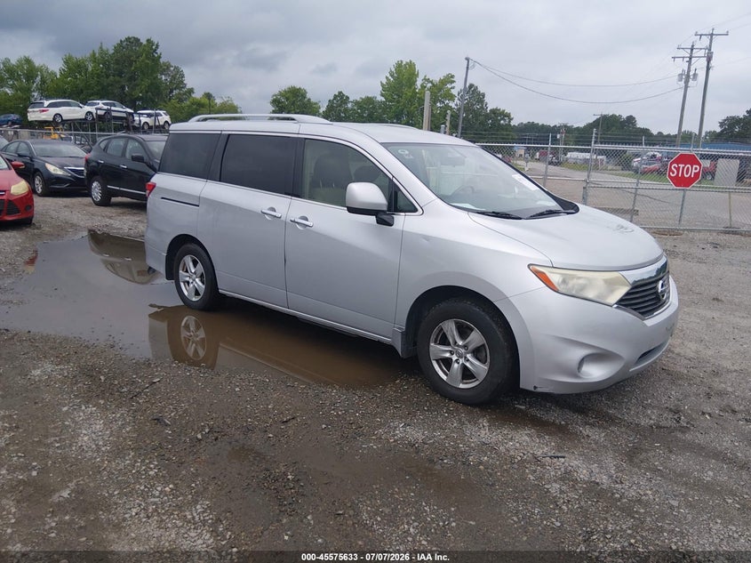 2015 Nissan Quest VIN JN8AE2KP2F9131063 IAAI salvage auction — NORMAL WEAR, Clear (Virginia), sold $375 on 2026-07-24 (photo 1)