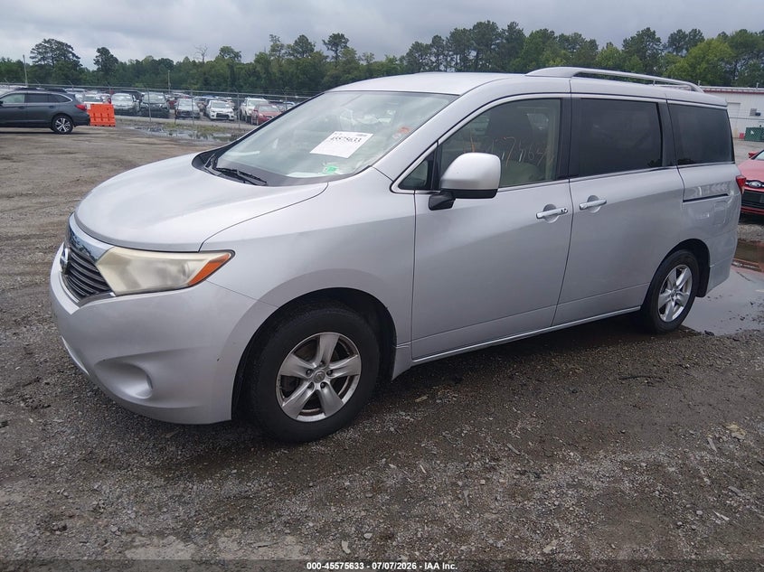 2015 Nissan Quest VIN JN8AE2KP2F9131063 IAAI salvage auction — NORMAL WEAR, Clear (Virginia), sold $375 on 2026-07-24 (photo 2)