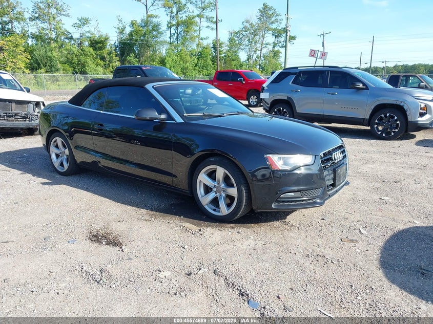 2014 Audi A5 VIN WAULFAFH9EN006532 IAAI salvage auction — NORMAL WEAR, Clear (South Carolina), sold $25 on 2026-07-28 (photo 1)
