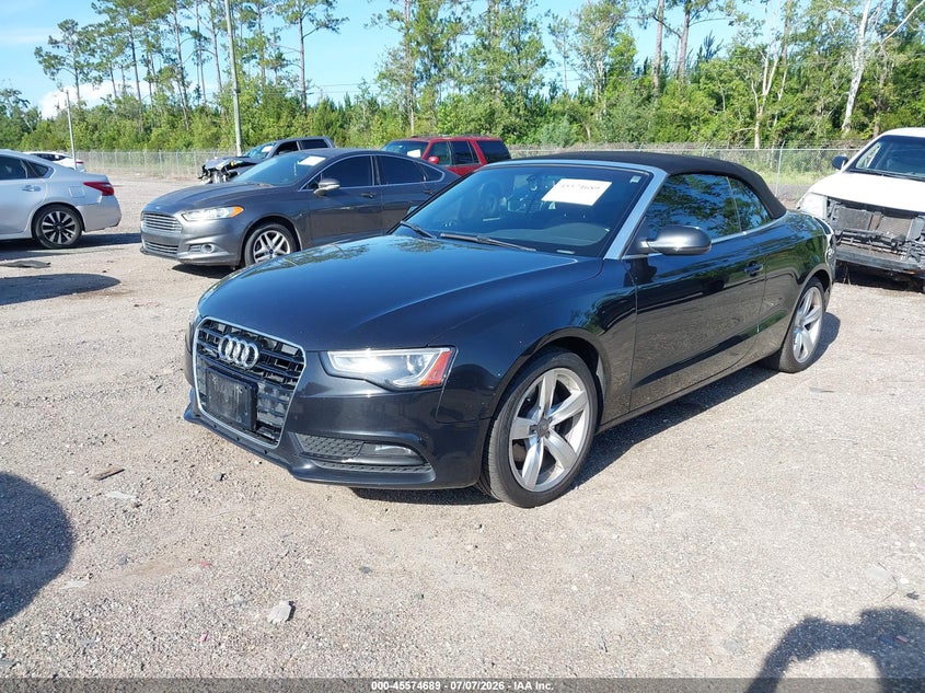 2014 Audi A5 VIN WAULFAFH9EN006532 IAAI salvage auction — NORMAL WEAR, Clear (South Carolina), sold $25 on 2026-07-28 (photo 2)