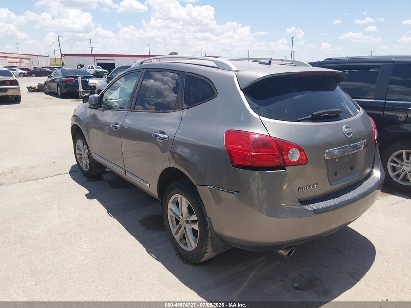 2013 Nissan Rogue VIN JN8AS5MT0DW507956 IAAI salvage auction — NORMAL WEAR, Original (Texas), sold $25 on 2026-07-27 (photo 3)