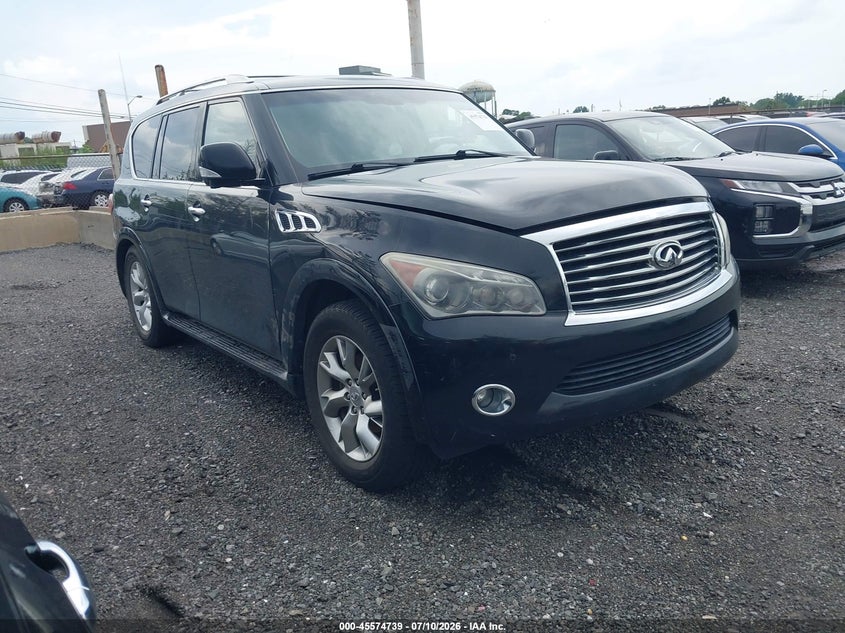 2011 Infiniti Qx56 VIN JN8AZ2NF7B9500615 IAAI salvage auction — NORMAL WEAR, Clear (Massachusetts), sold $825 on 2026-07-29 (photo 1)