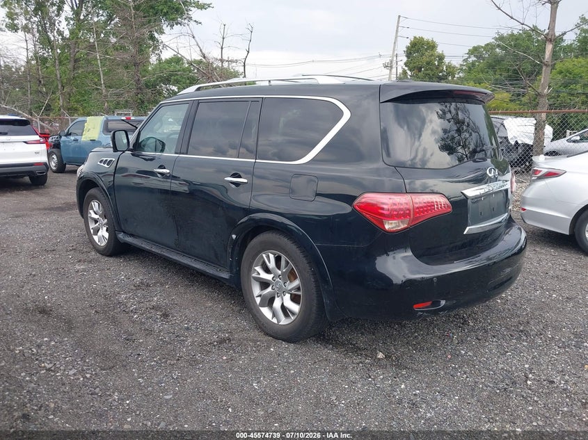 2011 Infiniti Qx56 VIN JN8AZ2NF7B9500615 IAAI salvage auction — NORMAL WEAR, Clear (Massachusetts), sold $825 on 2026-07-29 (photo 3)