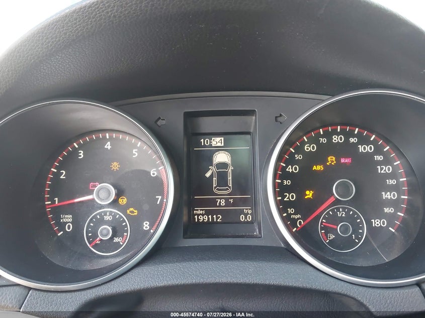 2011 Volkswagen Gti VIN WVWEV7AJ8BW282525 IAAI salvage auction — NORMAL WEAR, Clear (Florida), sold $1,900 on 2026-08-13 (photo 7)