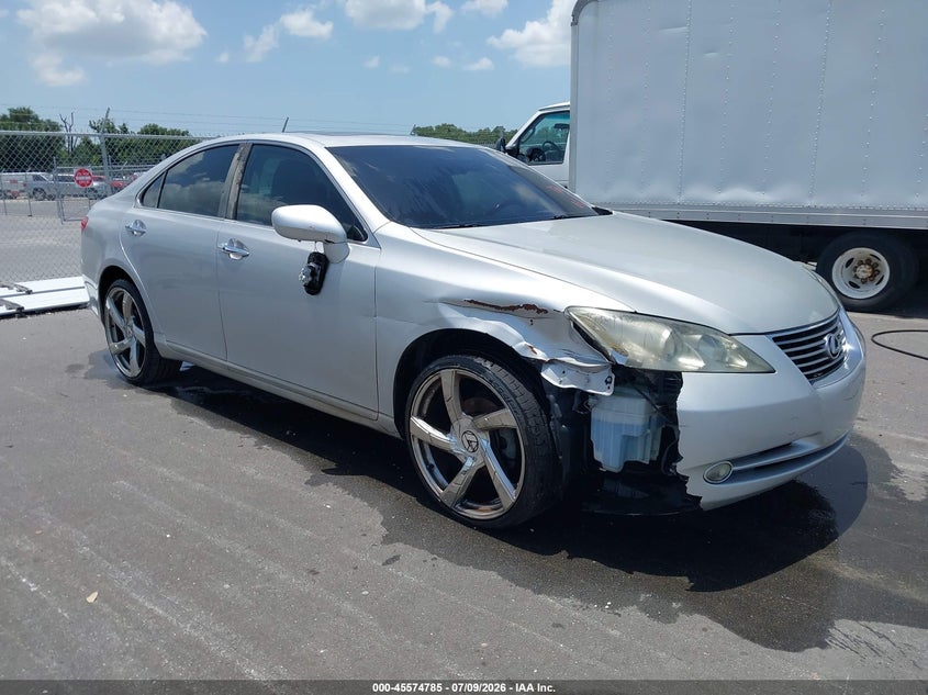2009 Lexus Es 350 VIN JTHBJ46G192292758 IAAI salvage auction — NORMAL WEAR, Clear (Florida), sold $375 on 2026-07-29 (photo 1)