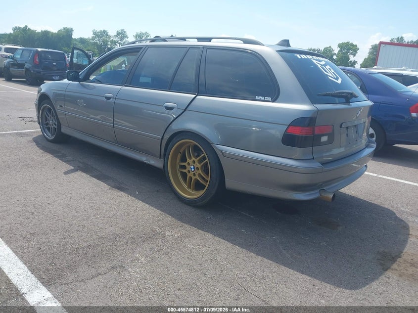 2002 BMW 5 series VIN WBADS43402GD86351 IAAI salvage auction — NORMAL WEAR, Clear (Tennessee), sold $225 on 2026-08-18 (photo 3)