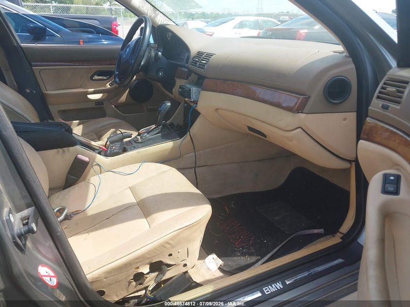 2002 BMW 5 series VIN WBADS43402GD86351 IAAI salvage auction — NORMAL WEAR, Clear (Tennessee), sold $225 on 2026-08-18 (photo 5)