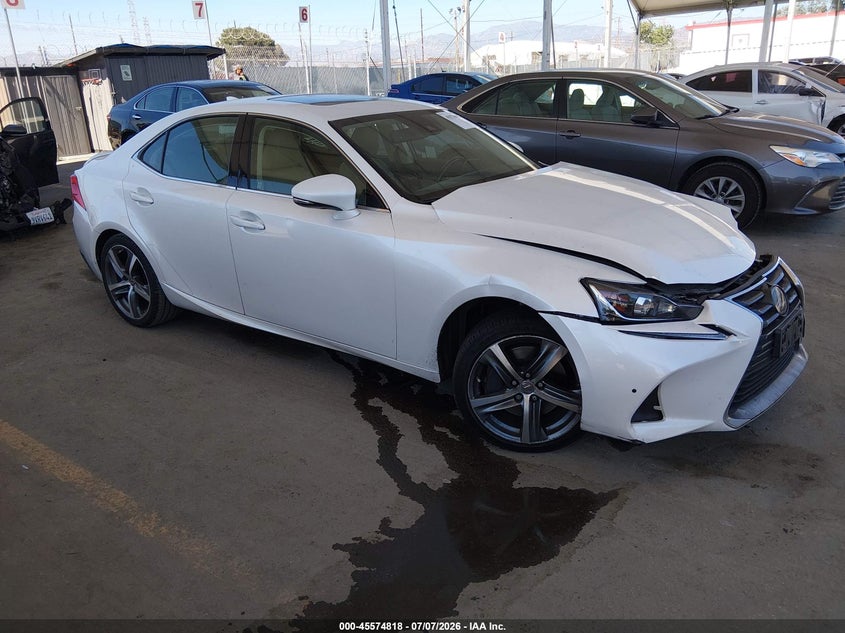 2017 Lexus Is VIN JTHBA1D29H5042851 IAAI salvage auction — LEFT FRONT, Wait Title, sold $2,500 on 2026-08-26 (photo 1)
